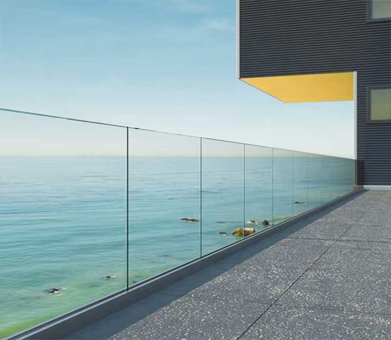 Guarda Corpo Vidro Inox Aluminio para Shoppings